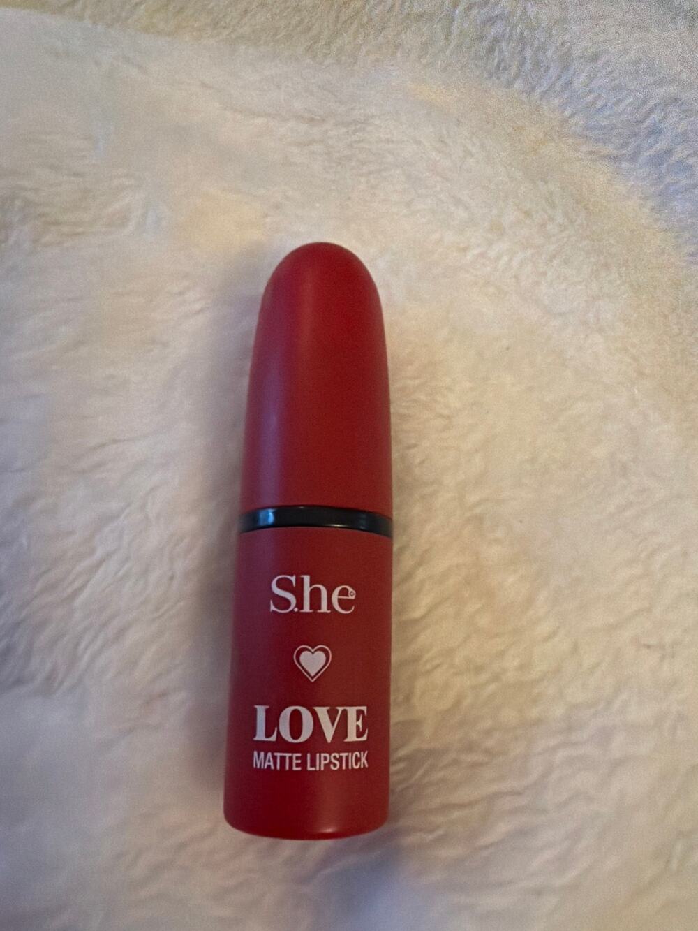 She Love Matte Lipstick Color #11 Red Pink LP900 Cruelty Free Full Size New